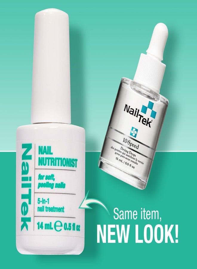 Nail Tek Nutritionist – Nail Strengthener and Repair for Damaged & Peeling Nails, 5-in-1 Moisturizing Care, 0.5 fl oz - Image 2